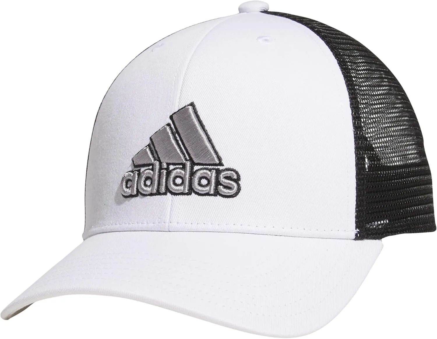 adidas Men's Mesh Back Structured Low Crown Adjustable Fit Snapback Hat