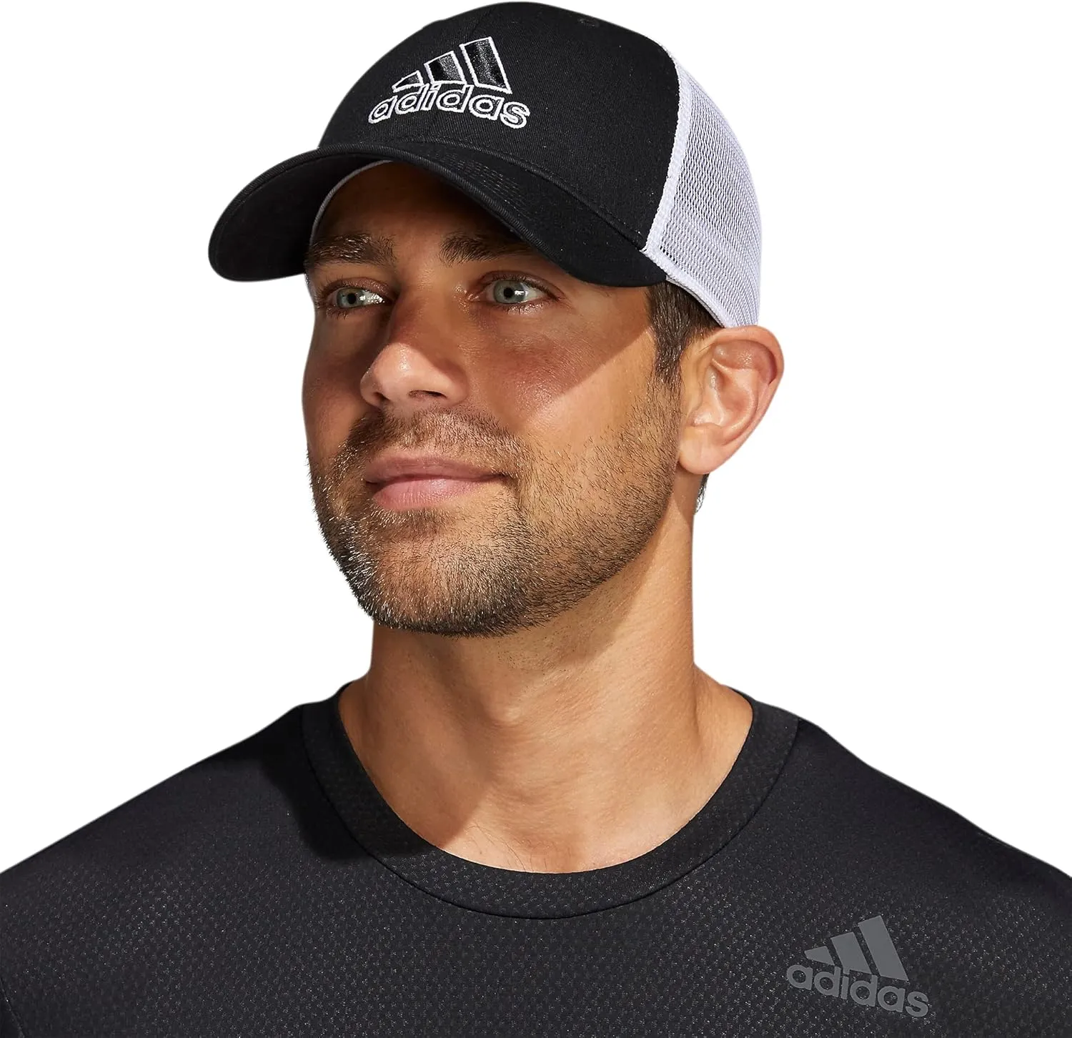 adidas mens Mesh Back Structured Low Crown Snapback Adjustable Fit Cap