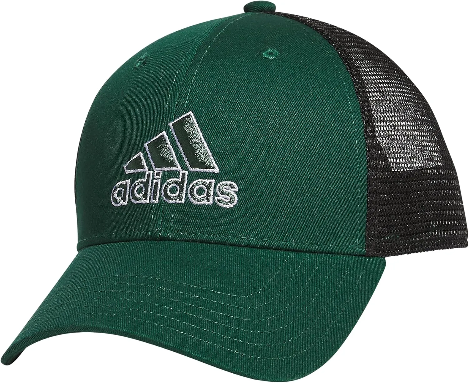 adidas mens Mesh Back Structured Low Crown Snapback Adjustable Fit Cap