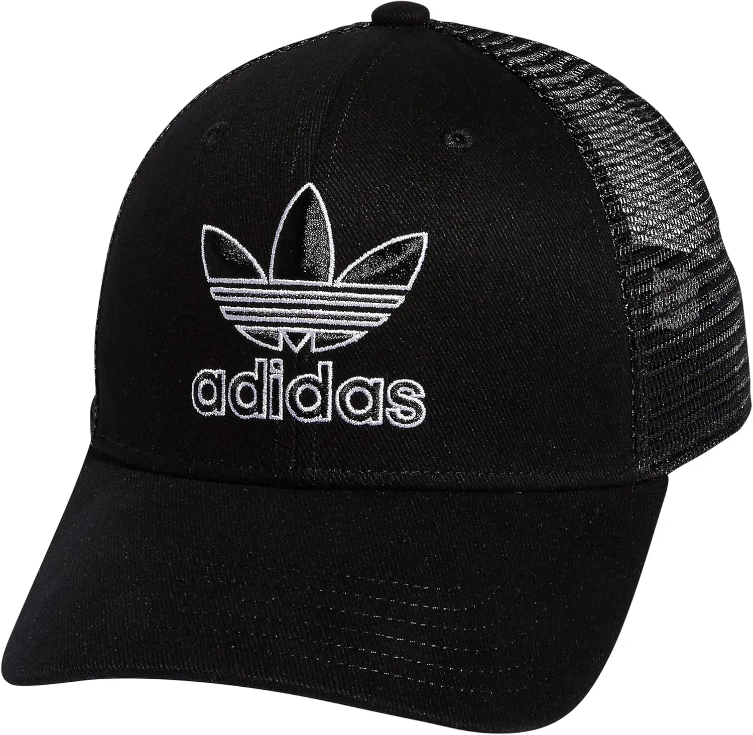 adidas Originals Men's Icon Trucker Structured Precurve Snapback Cap