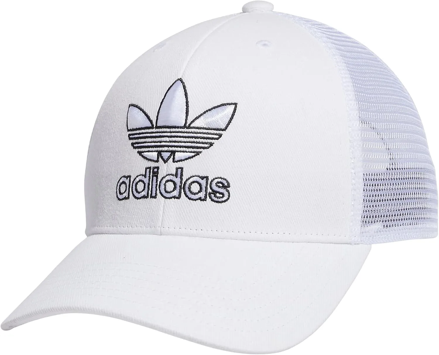 adidas Originals Men's Icon Trucker Structured Precurve Snapback Cap