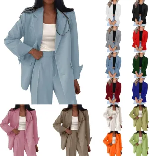 Blazers for Women Business Casual Jackets Oversized Open Front Blazer Office Interview Professional Dressy Suit Jacket