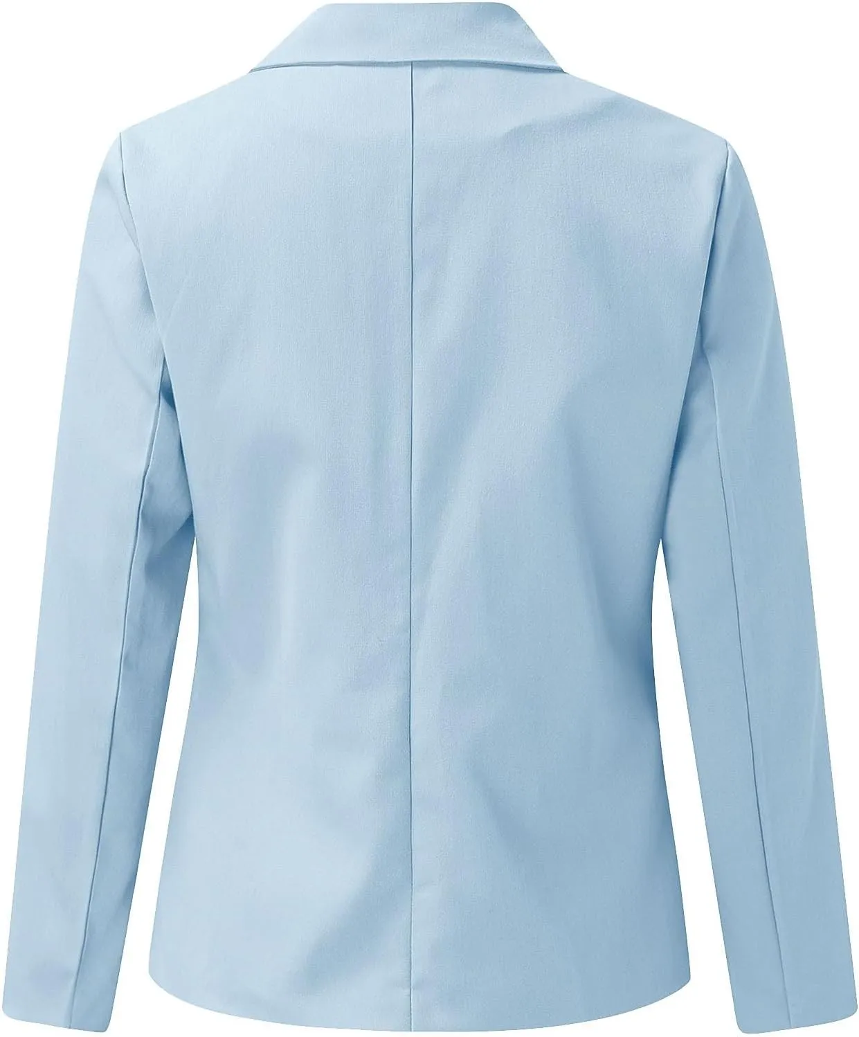 Blazers for Women Business Casual Long Sleeve Jackets Open Front Notch Lapel Blazer Work Suit Plus Size Cardigan Coat
