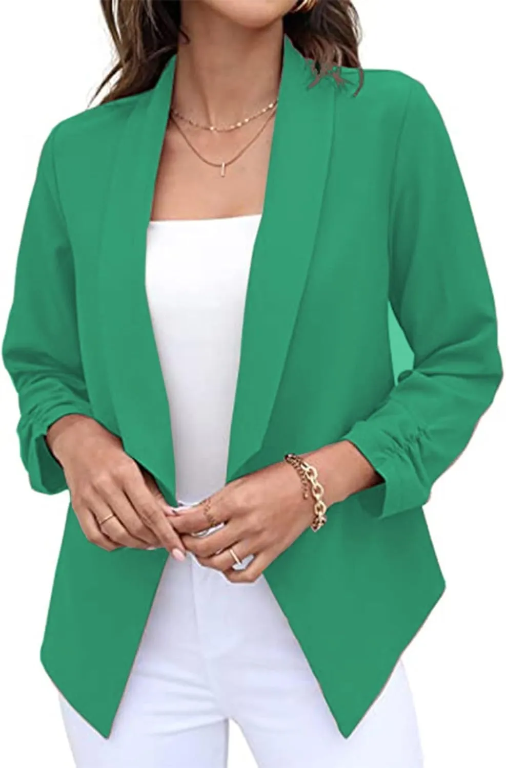 Boucle Jackets for Women Office Women Jackets Cropped Dressy Lightweight Cardigan Loose Fit Oversized Jackets