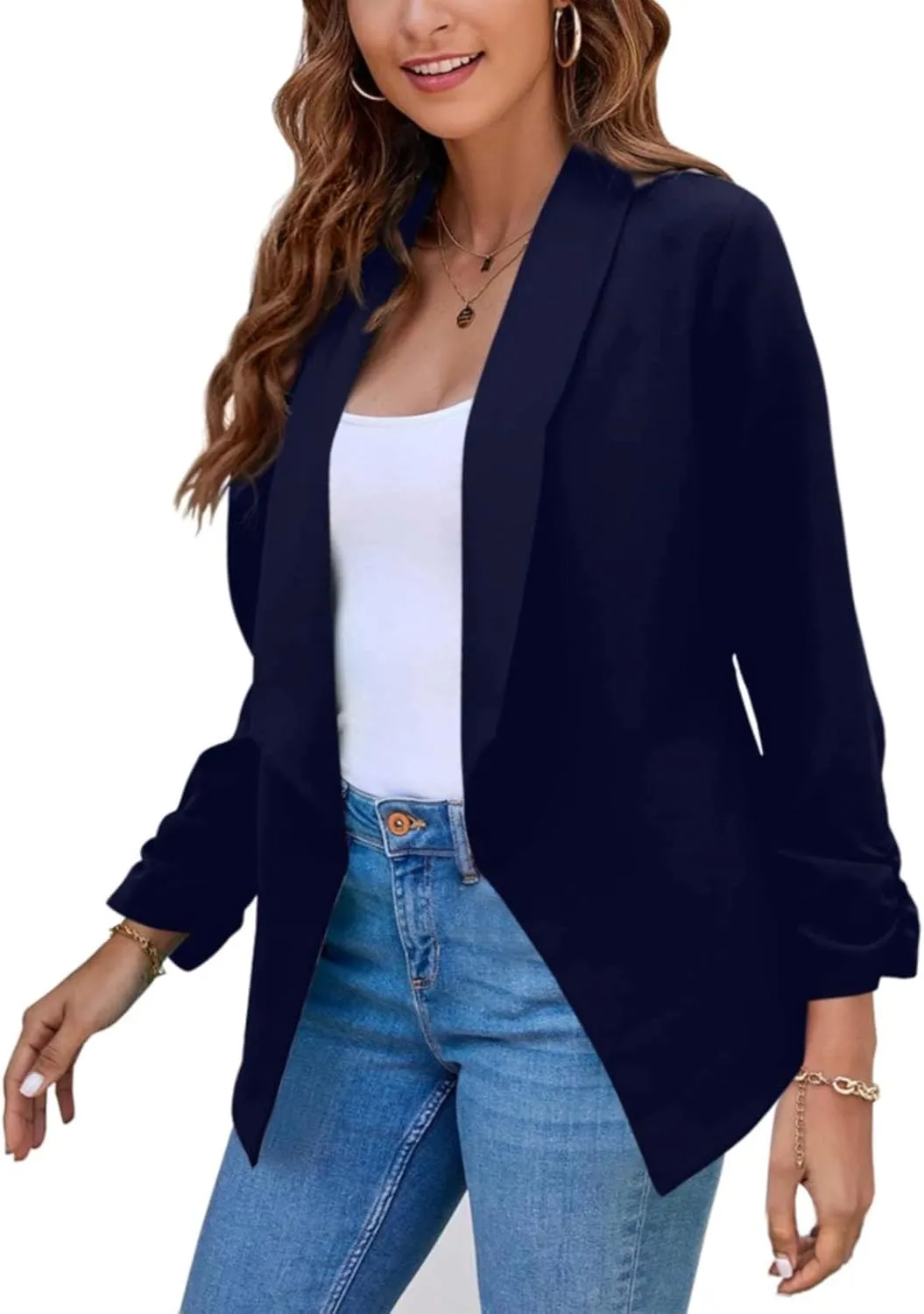 Boucle Jackets for Women Office Women Jackets Cropped Dressy Lightweight Cardigan Loose Fit Oversized Jackets