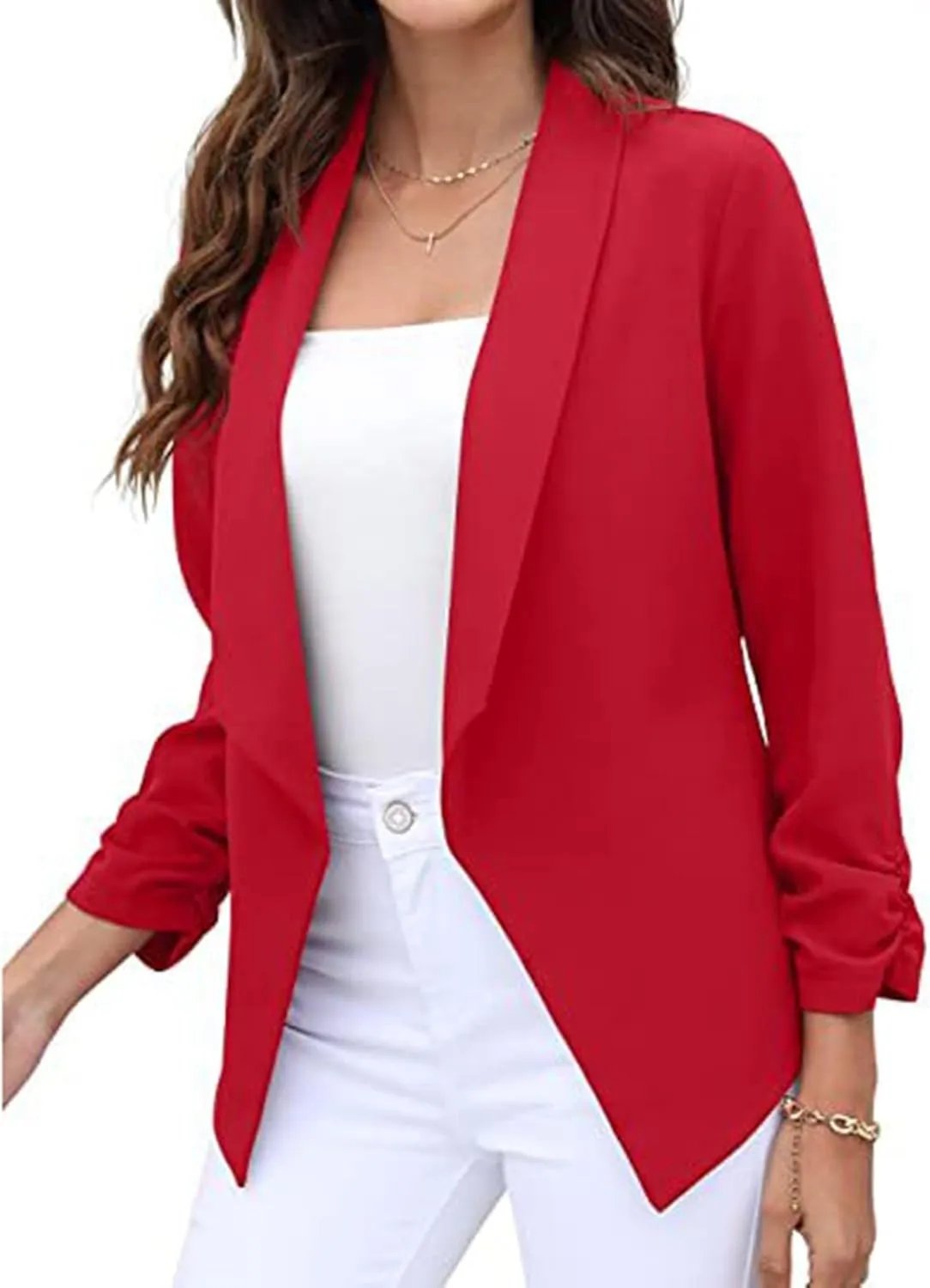 Boucle Jackets for Women Office Women Jackets Cropped Dressy Lightweight Cardigan Loose Fit Oversized Jackets