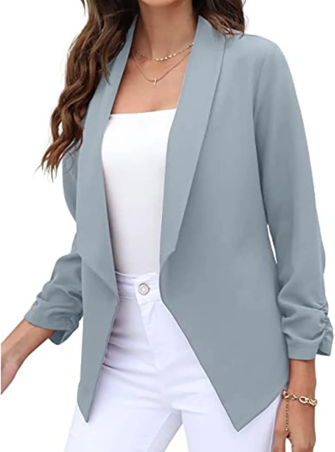 Boucle Jackets for Women Office Women Jackets Cropped Dressy Lightweight Cardigan Loose Fit Oversized Jackets