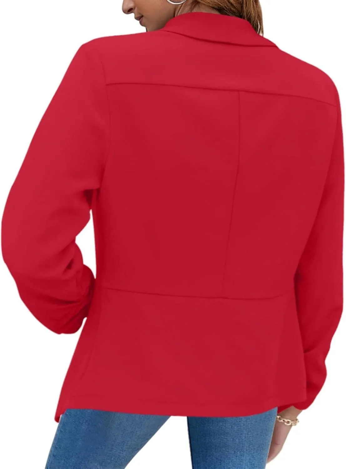 Boucle Jackets for Women Office Women Jackets Cropped Dressy Lightweight Cardigan Loose Fit Oversized Jackets