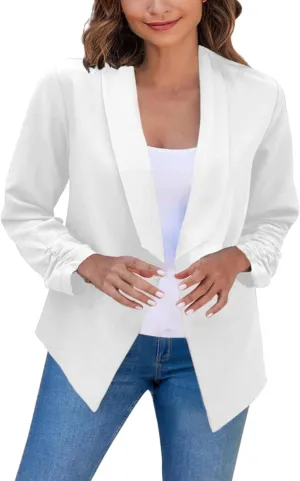 Boucle Jackets for Women Office Women Jackets Cropped Dressy Lightweight Cardigan Loose Fit Oversized Jackets