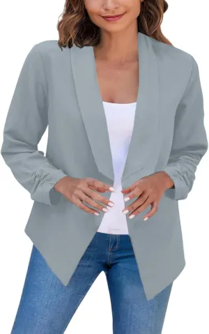 Boucle Jackets for Women Office Women Jackets Cropped Dressy Lightweight Cardigan Loose Fit Oversized Jackets