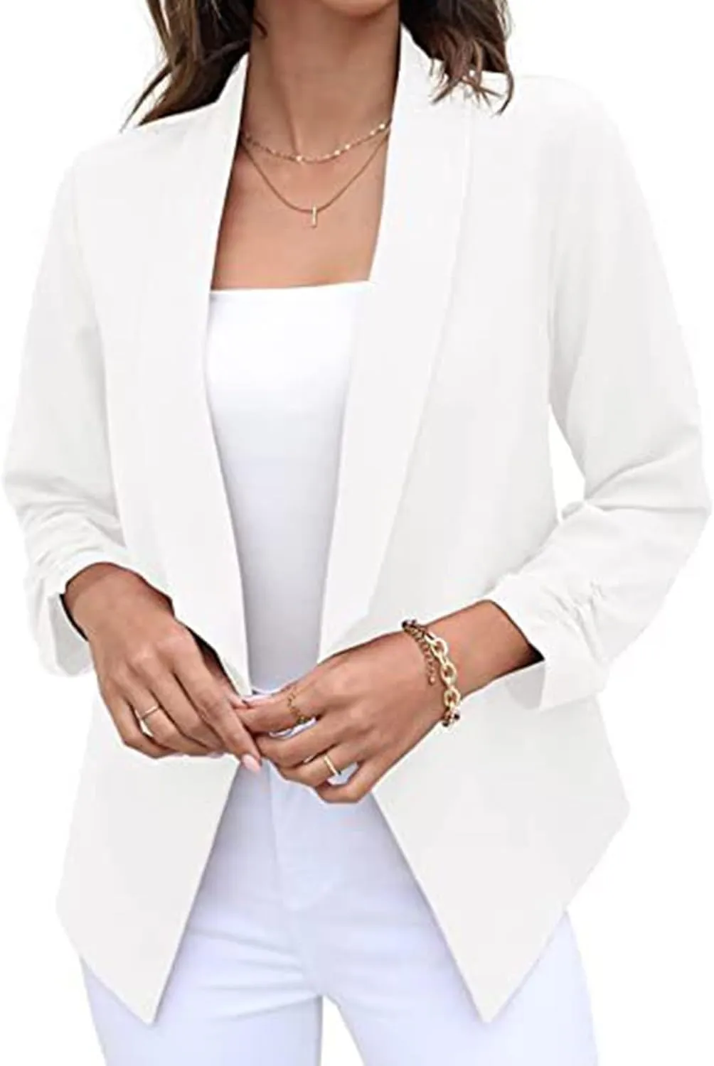 Boucle Jackets for Women Office Women Jackets Cropped Dressy Lightweight Cardigan Loose Fit Oversized Jackets