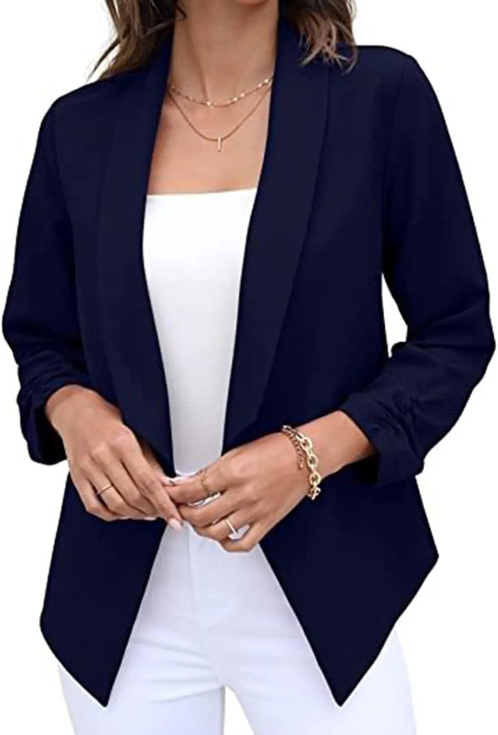 Boucle Jackets for Women Office Women Jackets Cropped Dressy Lightweight Cardigan Loose Fit Oversized Jackets