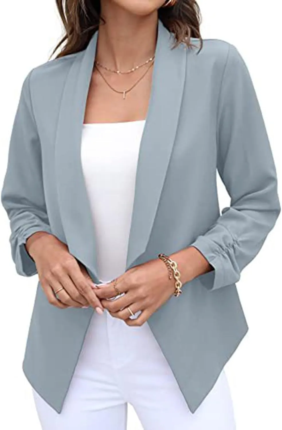 Boucle Jackets for Women Office Women Jackets Cropped Dressy Lightweight Cardigan Loose Fit Oversized Jackets