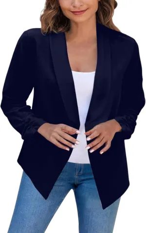 Boucle Jackets for Women Office Women Jackets Cropped Dressy Lightweight Cardigan Loose Fit Oversized Jackets