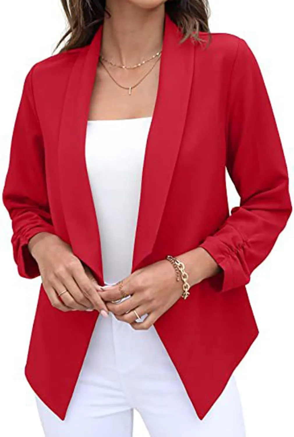 Boucle Jackets for Women Office Women Jackets Cropped Dressy Lightweight Cardigan Loose Fit Oversized Jackets