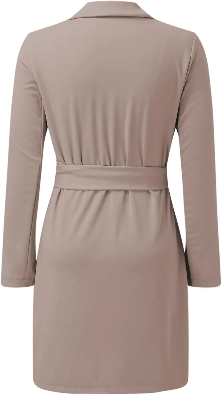 Business Suits for Women 2024 Office Women's Blazers Open Front Prtite Winter Jacket Loose Oversized Cardigan