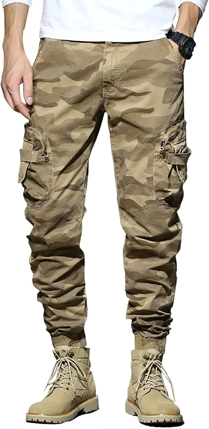 Cargo Pants for Men Big and Tall, Soft Stretch Sports Trousers Sweatpants for Men Men's Fashion Casual Trousers Club