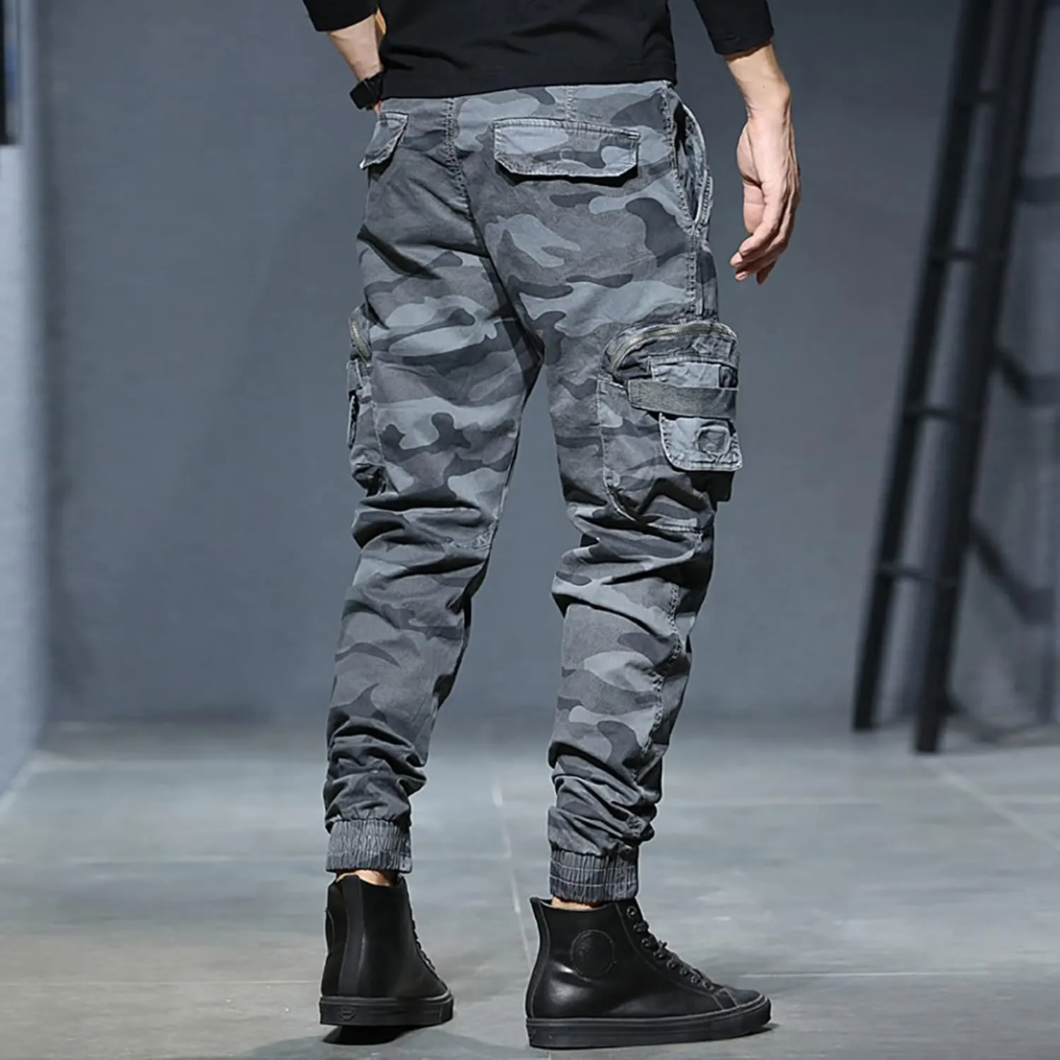 Cargo Pants for Men Big and Tall, Soft Stretch Sports Trousers Sweatpants for Men Men's Fashion Casual Trousers Club