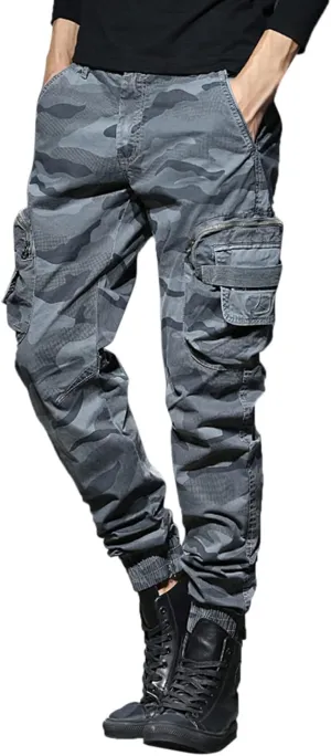 Cargo Pants for Men Big and Tall, Soft Stretch Sports Trousers Sweatpants for Men Men's Fashion Casual Trousers Club