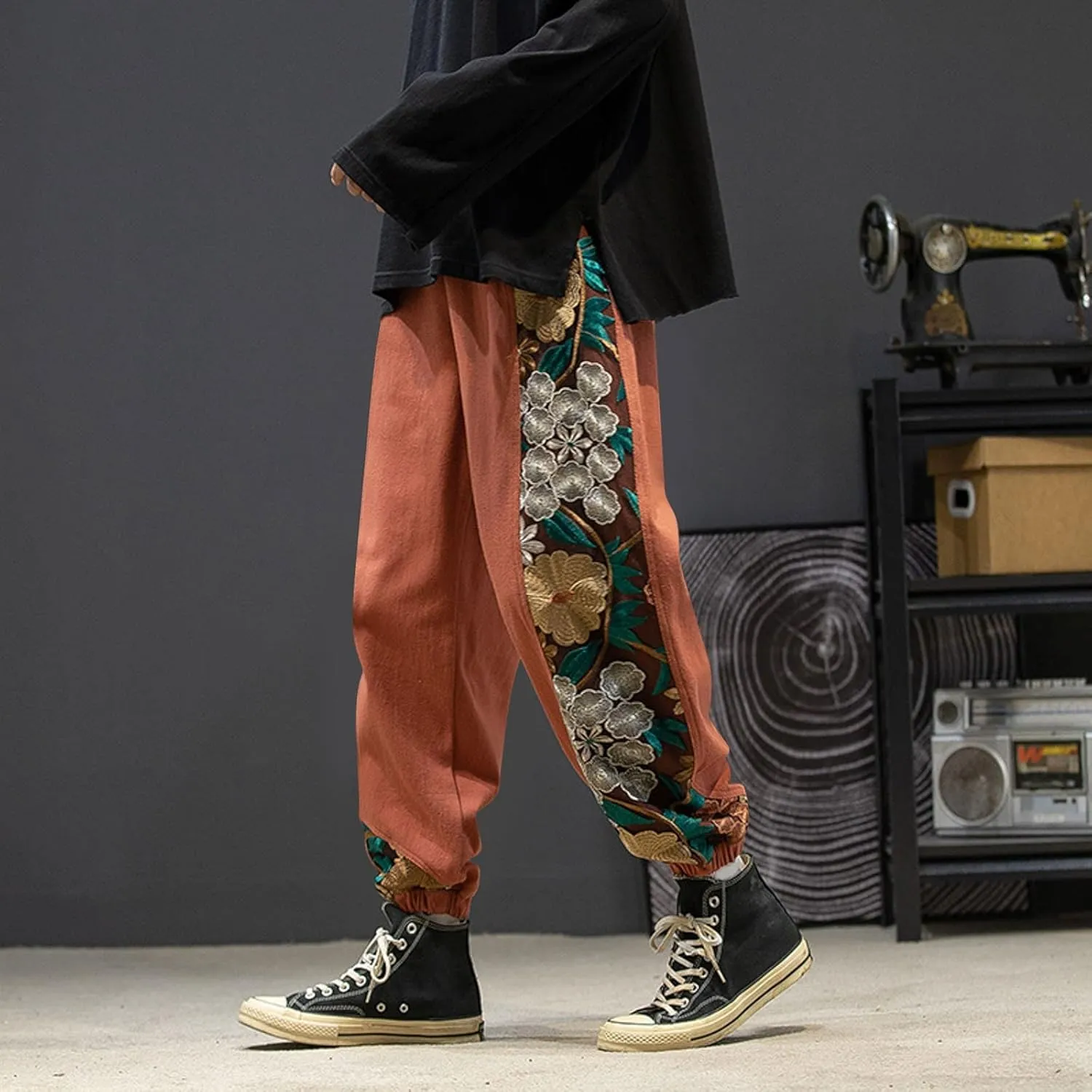 Cargo Pants for Men Relaxed Fit Relaxed Fit Sport Pants Jogger Sweatpants Drawstring Outdoor Trousers with Pockets