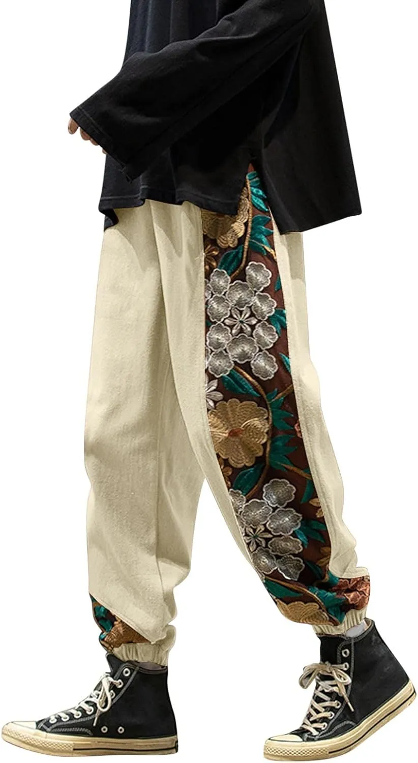Cargo Pants for Men Relaxed Fit Relaxed Fit Sport Pants Jogger Sweatpants Drawstring Outdoor Trousers with Pockets