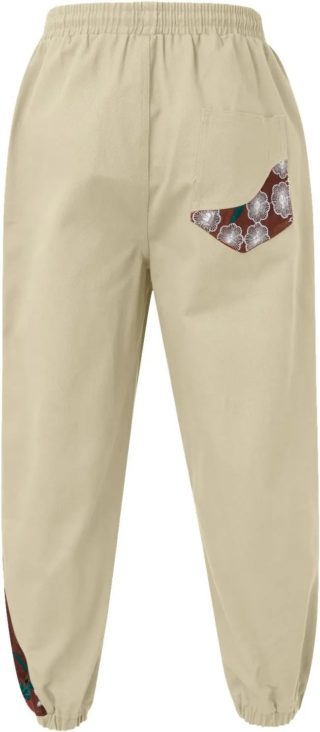 Cargo Pants for Men Relaxed Fit Relaxed Fit Sport Pants Jogger Sweatpants Drawstring Outdoor Trousers with Pockets