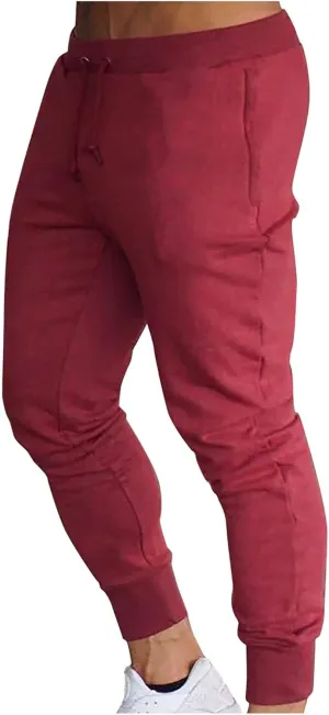 Cargo Pants for Men Relaxed Fit Relaxed Fit Work Pants Stretch Elastic Waist Multiple Pockets Fitness Sports Trousers