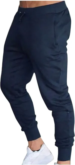 Cargo Pants for Men Relaxed Fit Relaxed Fit Work Pants Stretch Elastic Waist Multiple Pockets Fitness Sports Trousers