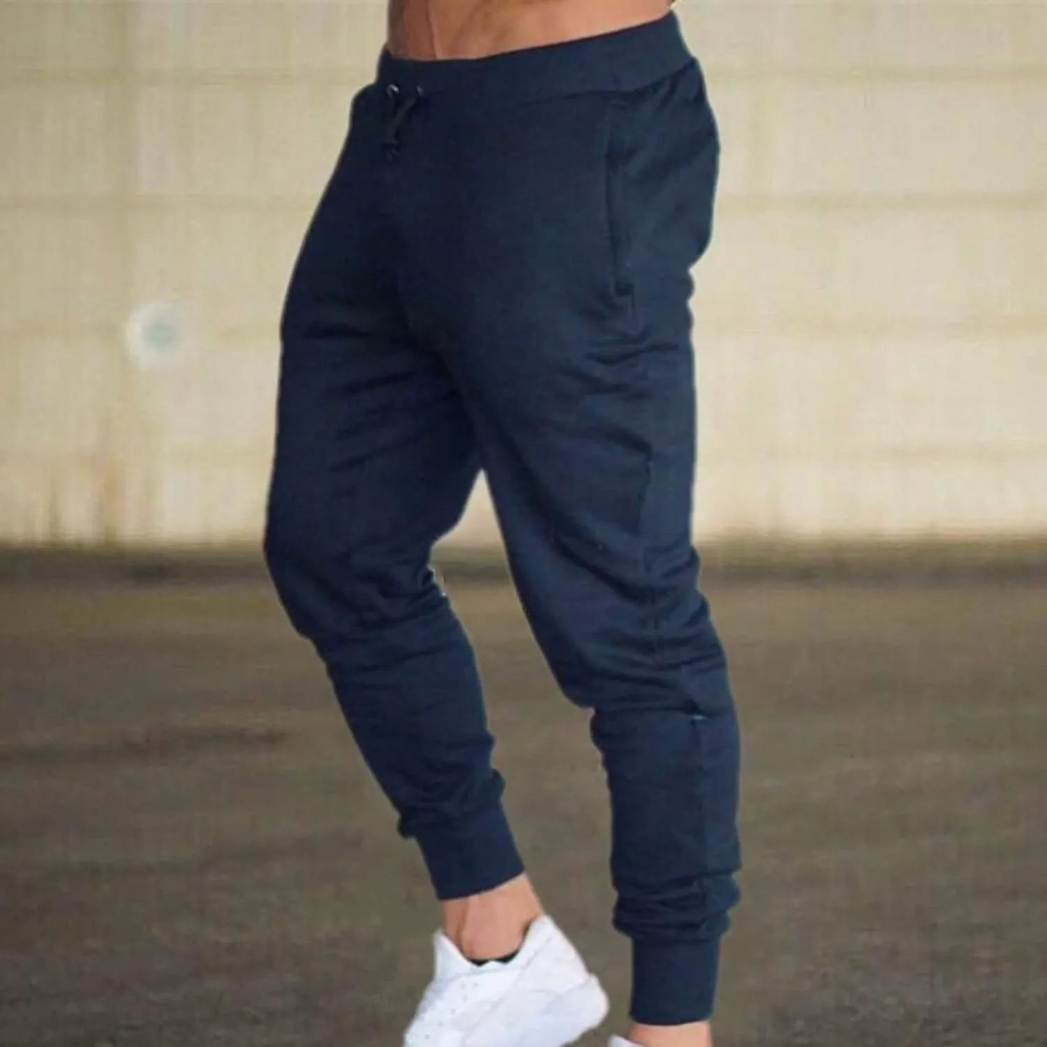 Cargo Pants for Men Relaxed Fit Relaxed Fit Work Pants Stretch Elastic Waist Multiple Pockets Fitness Sports Trousers