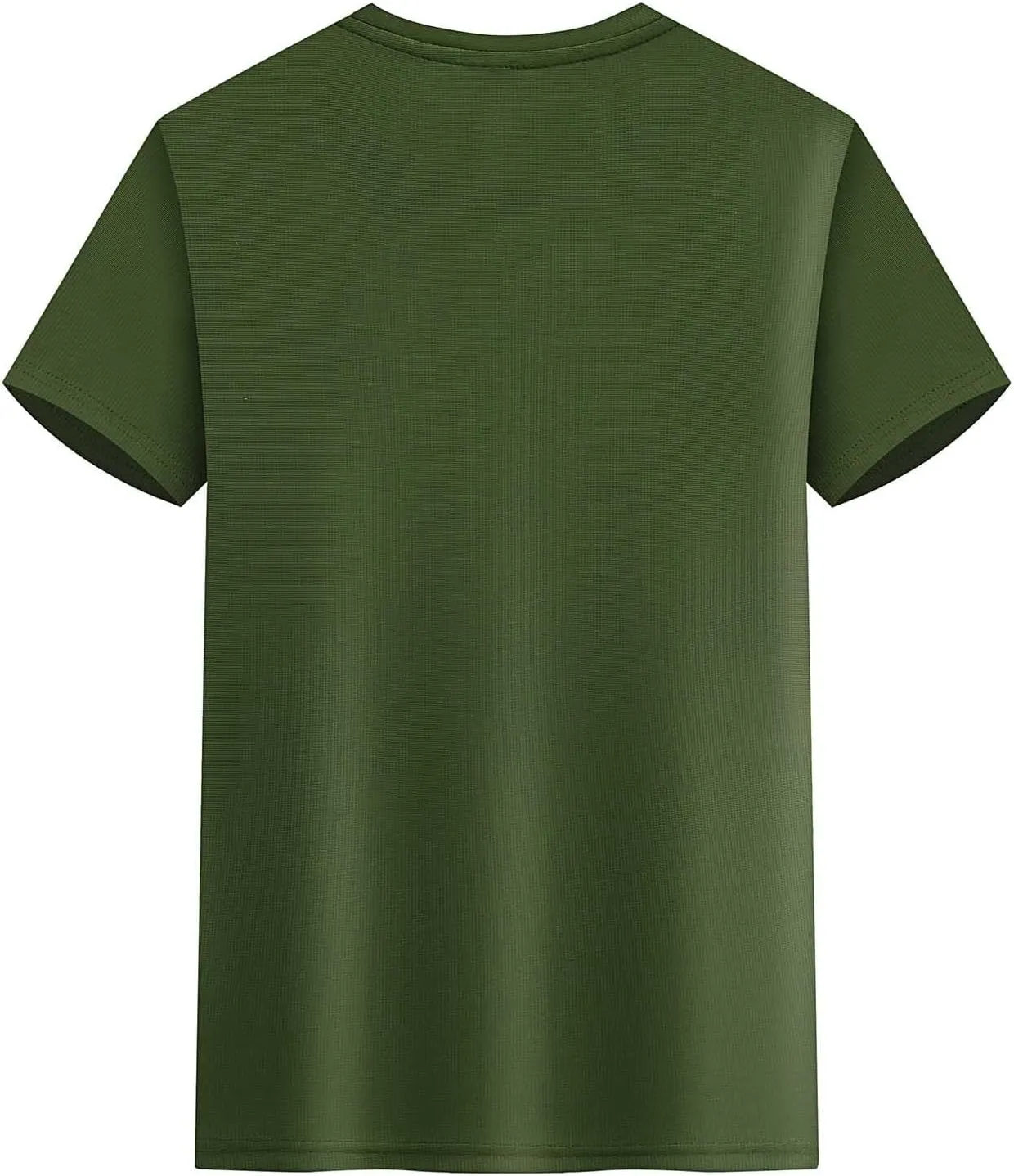 Casual Athletic T-Shirt for Men Solid-Color Short Sleeve Crewneck Summer Tops Workout Lightweight Breathable Tees
