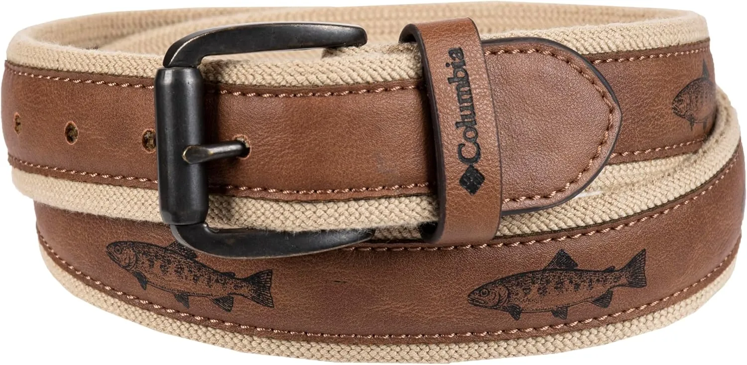 Columbia Men's Everyday Comfort Casual Fabric Belt
