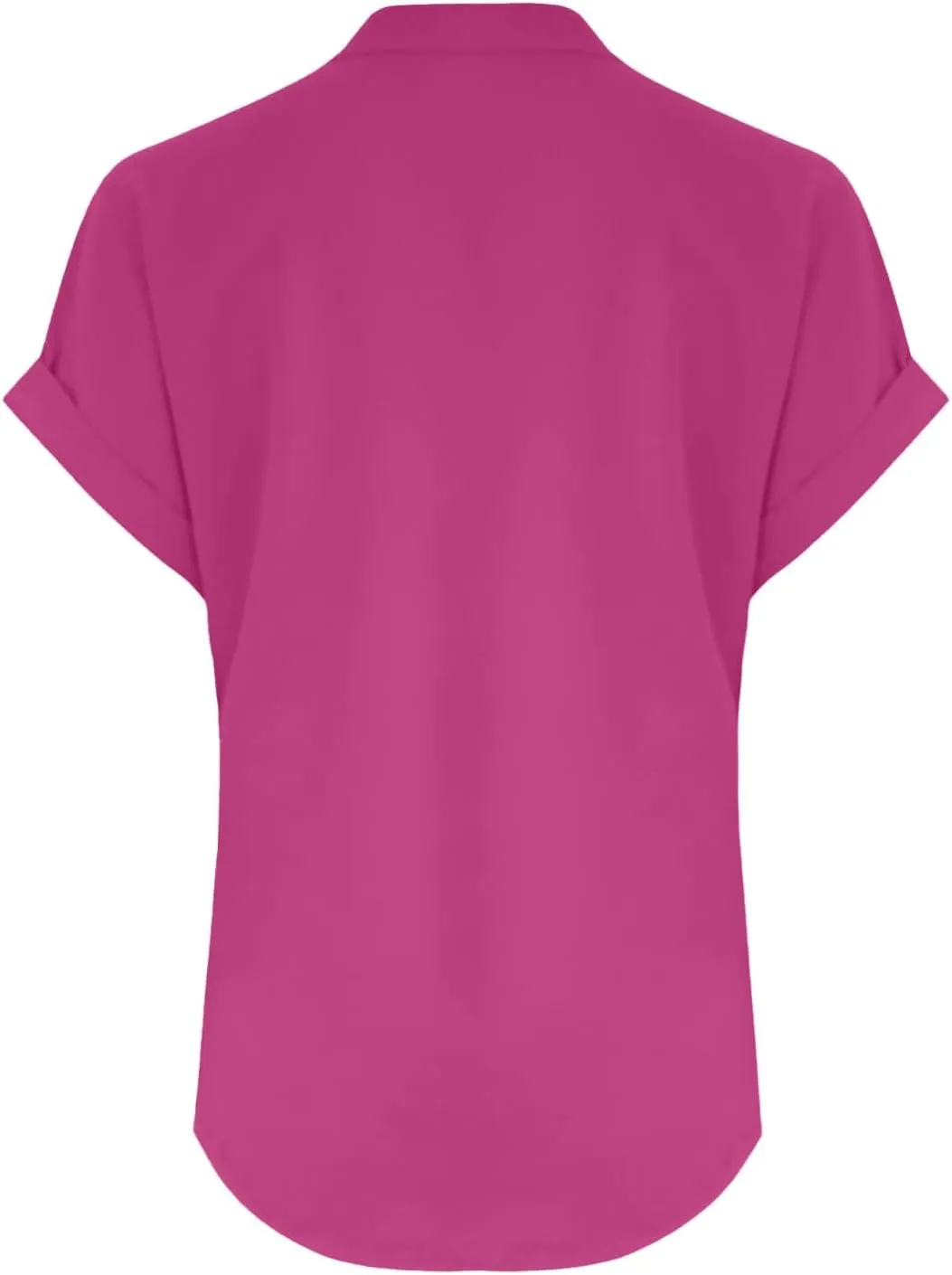 Cotton Linen Shirts for Women Short Sleeve Summer Tops Button V Neck T Shirt Basic Tee Business Casual Outfits Clothes
