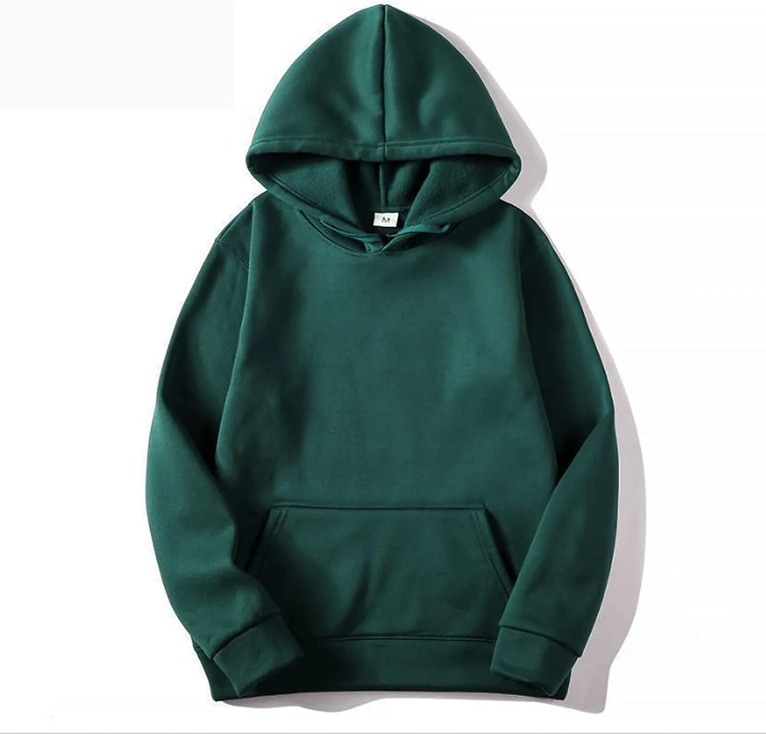DuDubaby Men Casual Tops Street Man Loose Blank Fleece Sweater Large Long Sleeve Hoodie Lightweight Pullover Hoodie
