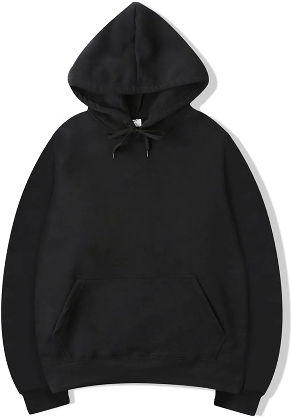DuDubaby Men Pullover Hoodie Street Man Loose Blank Fleece Sweater Large Long Sleeve Hoodie