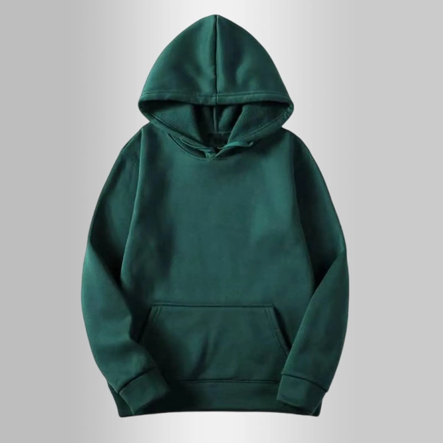 Fall Basic Fleece Women's Hoodies Classic Solid Long Sleeve Pullover Tops Casual Oversized Sweatshirt with Pocket