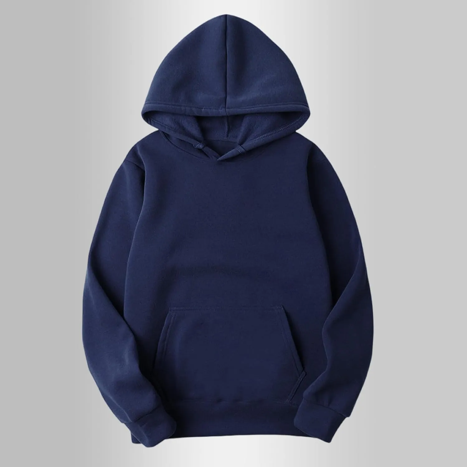 Fall Basic Fleece Women's Hoodies Classic Solid Long Sleeve Pullover Tops Casual Oversized Sweatshirt with Pocket