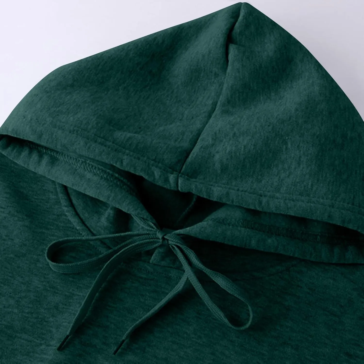 Fall Basic Fleece Women's Hoodies Classic Solid Long Sleeve Pullover Tops Casual Oversized Sweatshirt with Pocket