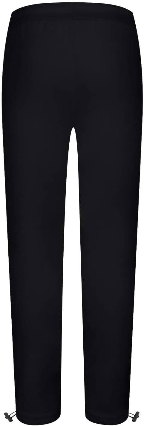 Fleece Lined Sweatpants Men Loose Fit Jogger Pull On Elastic Waist Drawstring Athletic Pants with Pockets