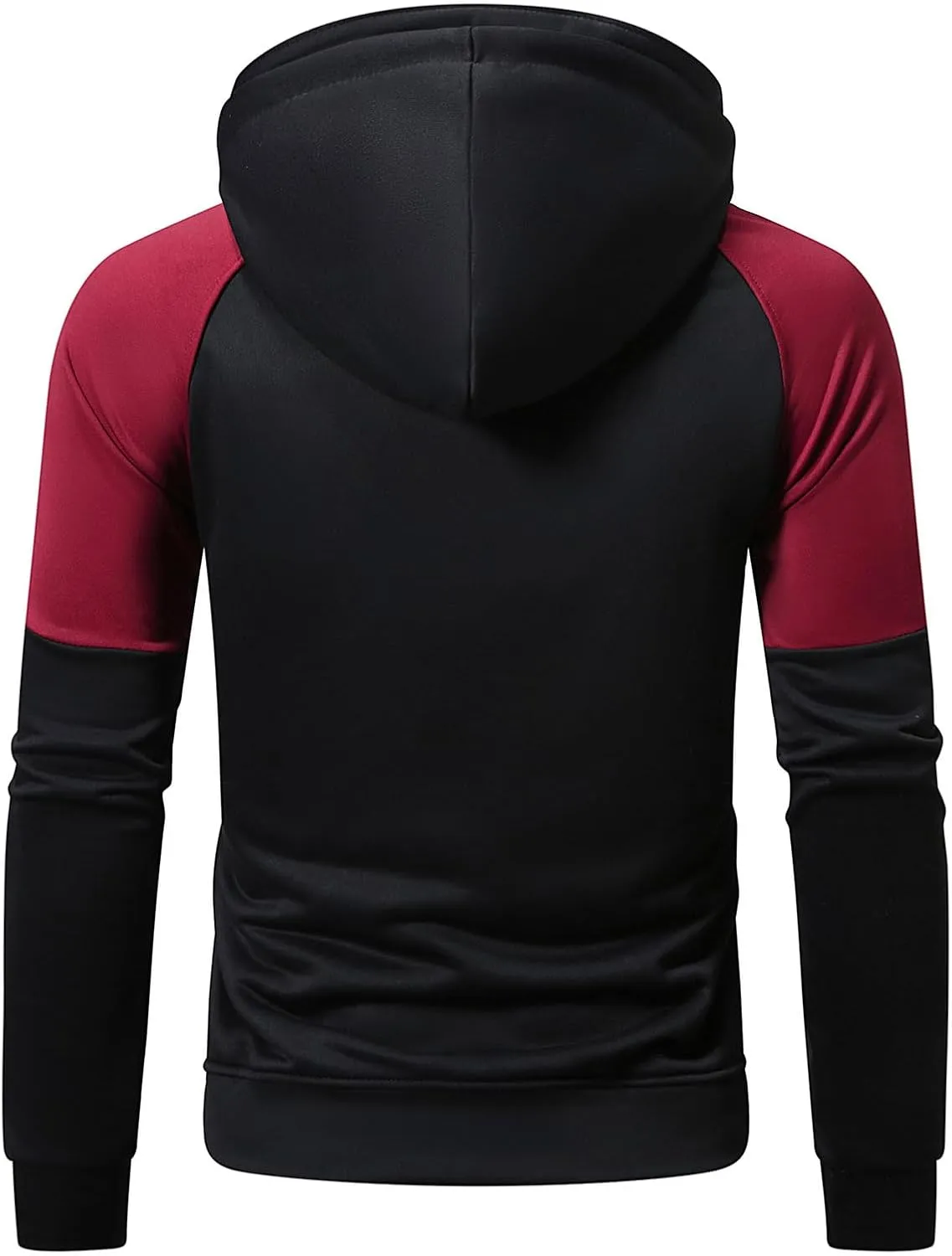 Full Zip Hoodies for Men Blank Big and Tall Hoodie Personalized Thermal Sweater