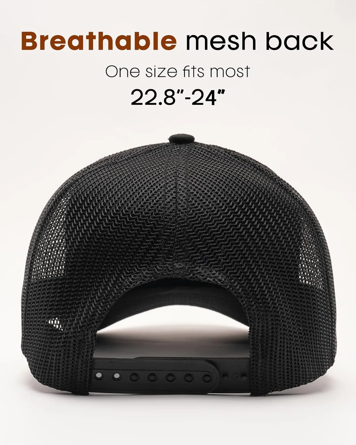 FURTALK Mens Trucker Hat Structured Mesh Baseball Cap Adjustable Classic Mens Hat