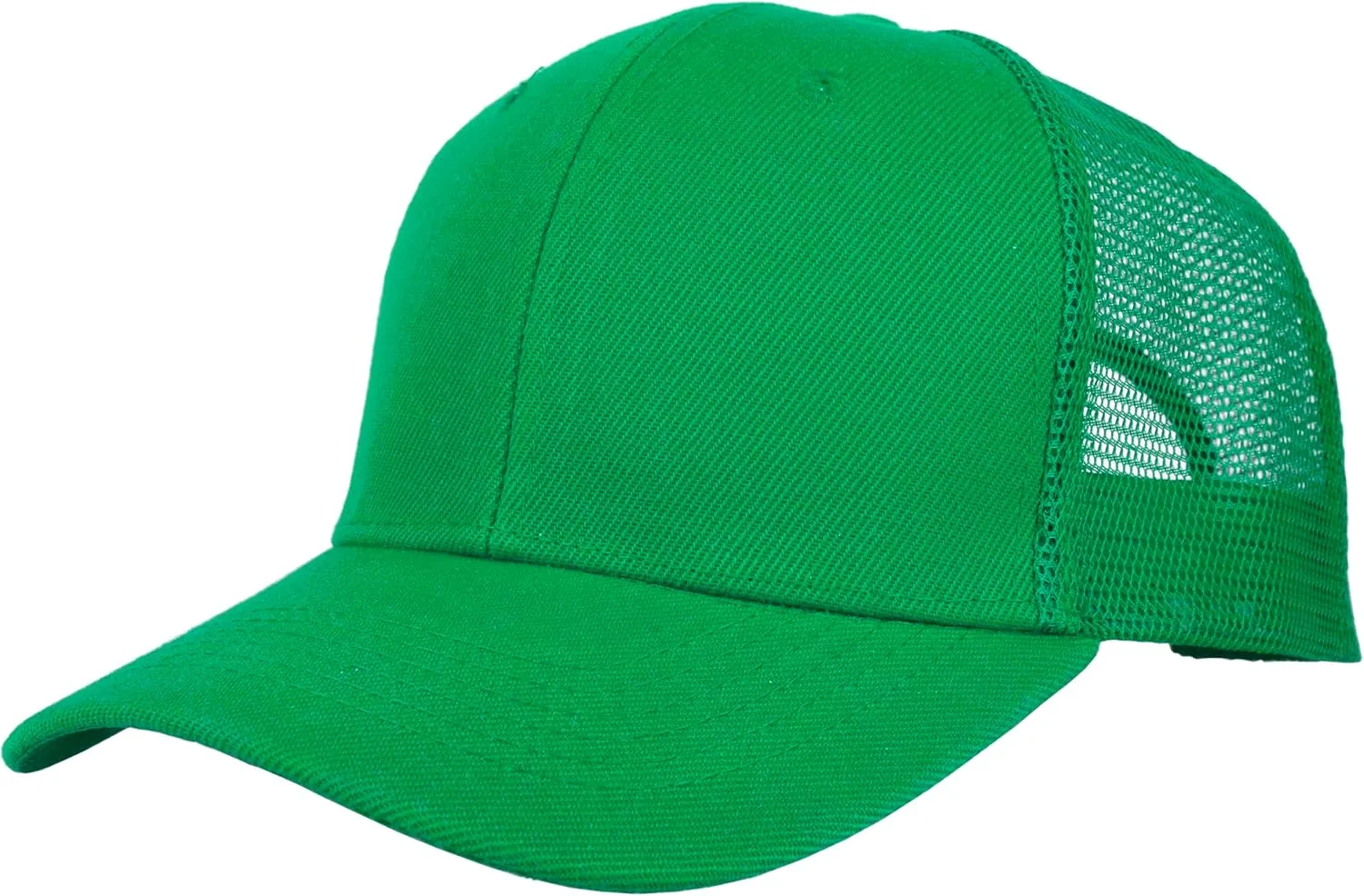 Gelante Mesh Trucker Baseball Cap Snapback Hat Structured Front Panel