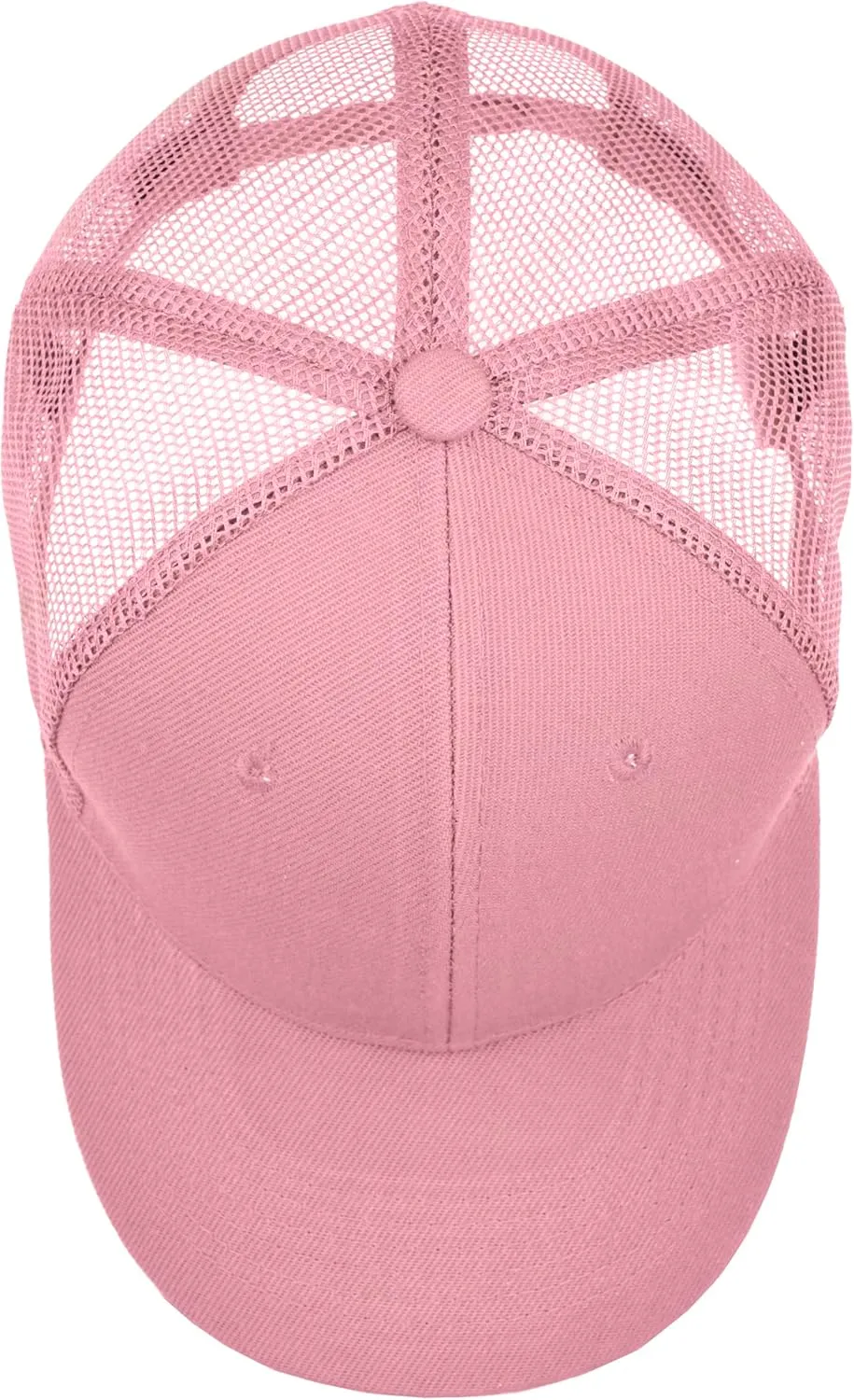 Gelante Mesh Trucker Baseball Cap Snapback Hat Structured Front Panel