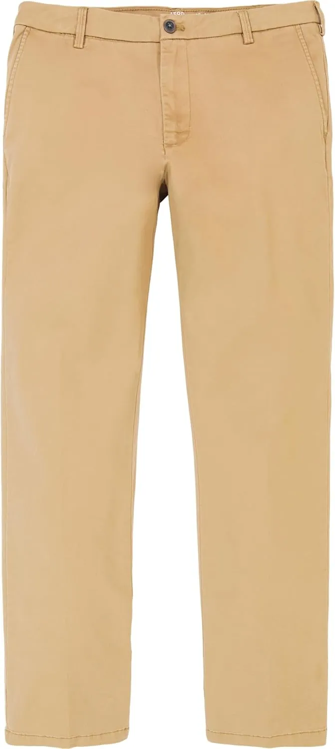 IZOD Men's Saltwater Stretch Flat Front Straight Fit Chino Pant