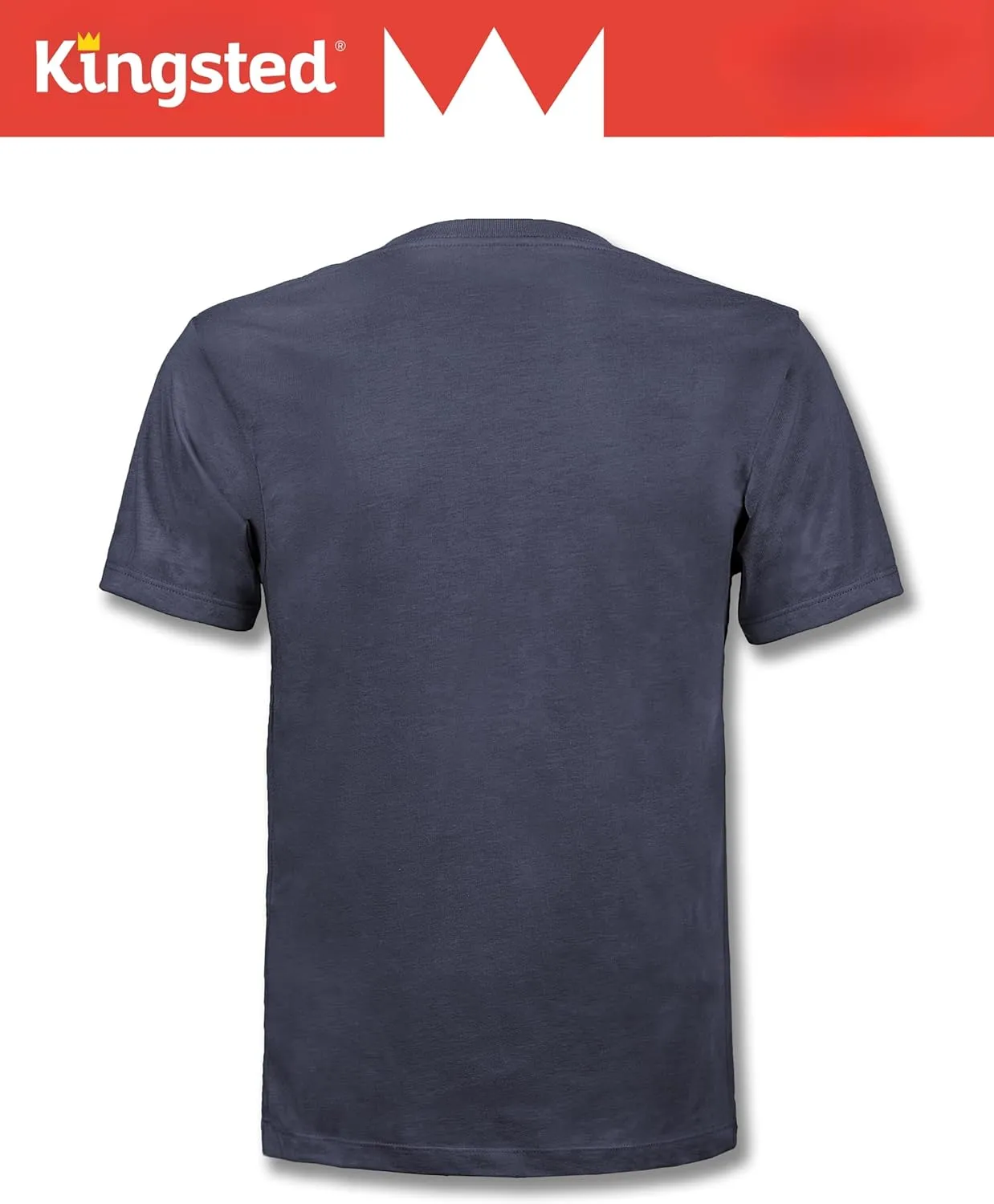 Kingsted V-Neck T-Shirts for Men - Royally Comfortable - Super Soft Premium Fabric - Well-Crafted Classic Fit - Bundle & Save