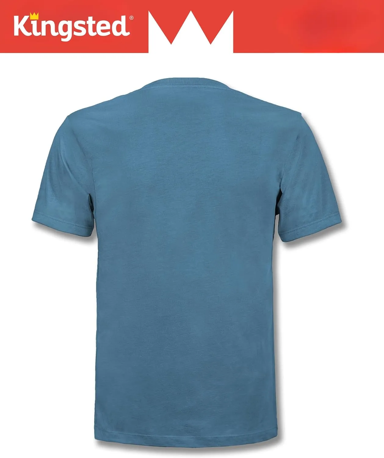 Kingsted V-Neck T-Shirts for Men - Royally Comfortable - Super Soft Premium Fabric - Well-Crafted Classic Fit - Bundle & Save