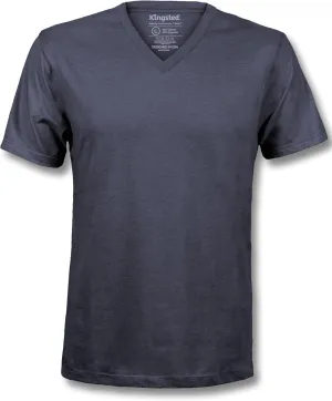 Kingsted V-Neck T-Shirts for Men - Royally Comfortable - Super Soft Premium Fabric - Well-Crafted Classic Fit - Bundle & Save