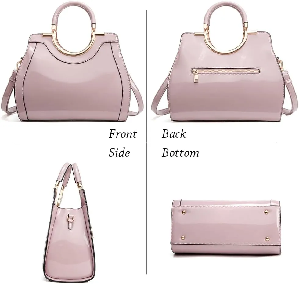 LJOSEIND Women’s Handbags Designer Purses Satchel Totes Structured Shoulder Bags
