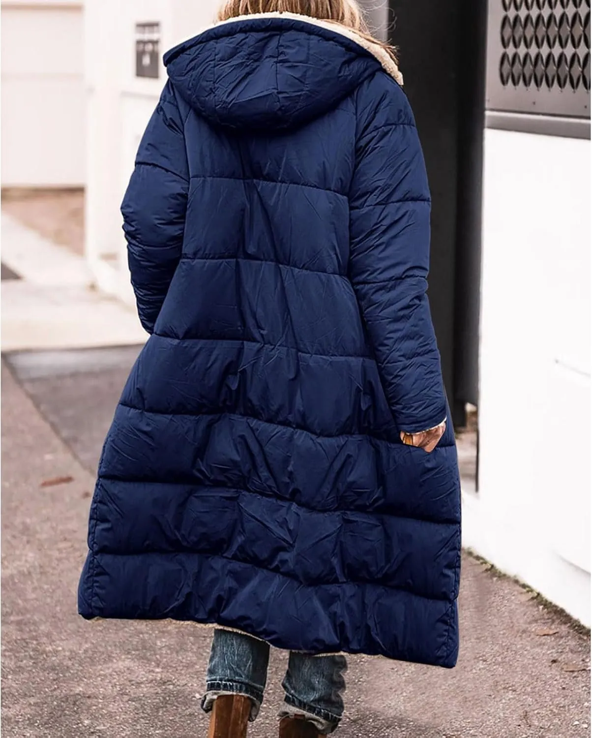 Long Length Maxi Puffer Parka Coat Puffer Jacket Lightweight Winter Coat Long Sleeve Puffer Jacket Womens Coats