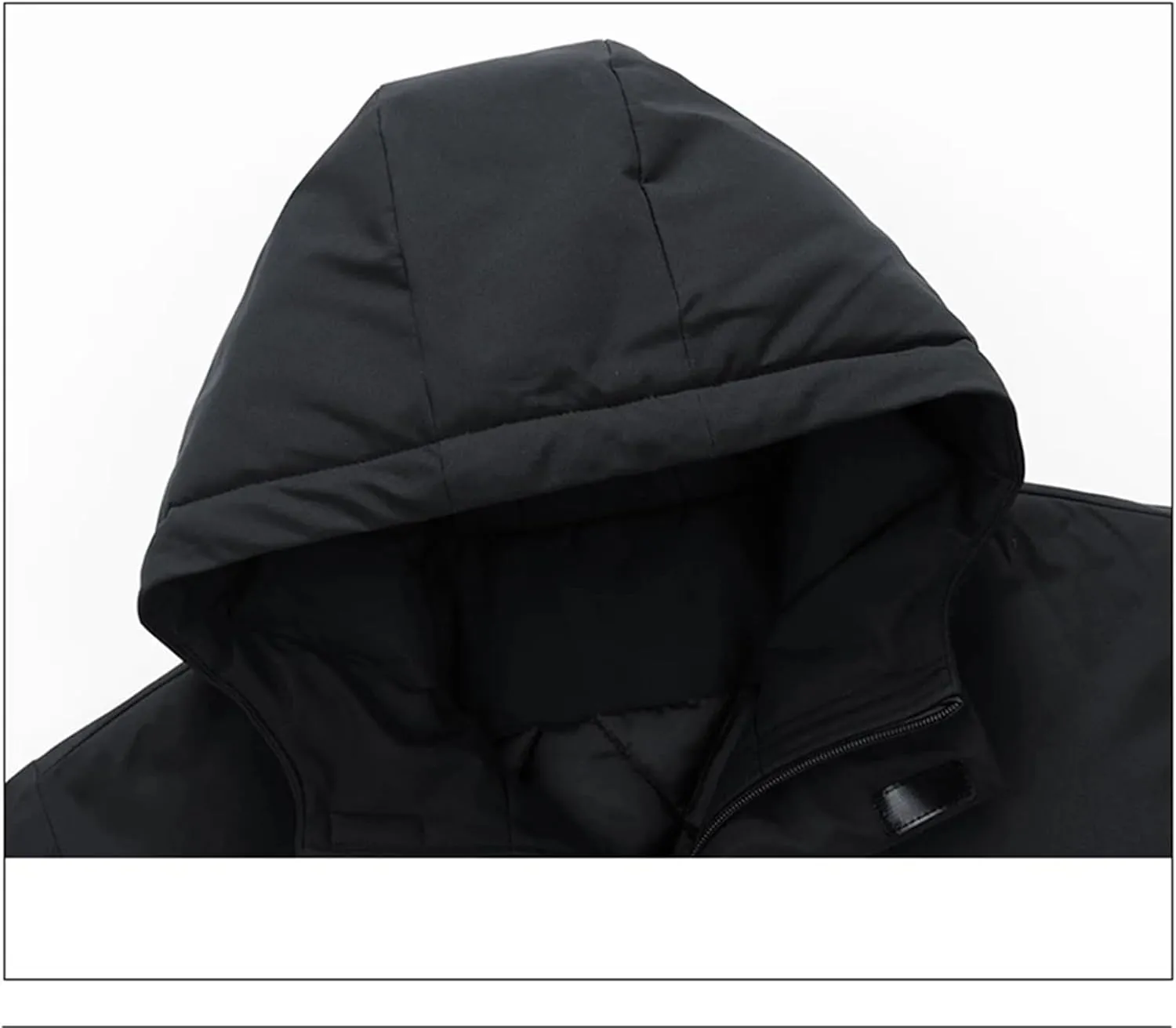 Men Winter Padded Jacket Casual Hooded Winter Thicken Warm Cotton Padded Coats