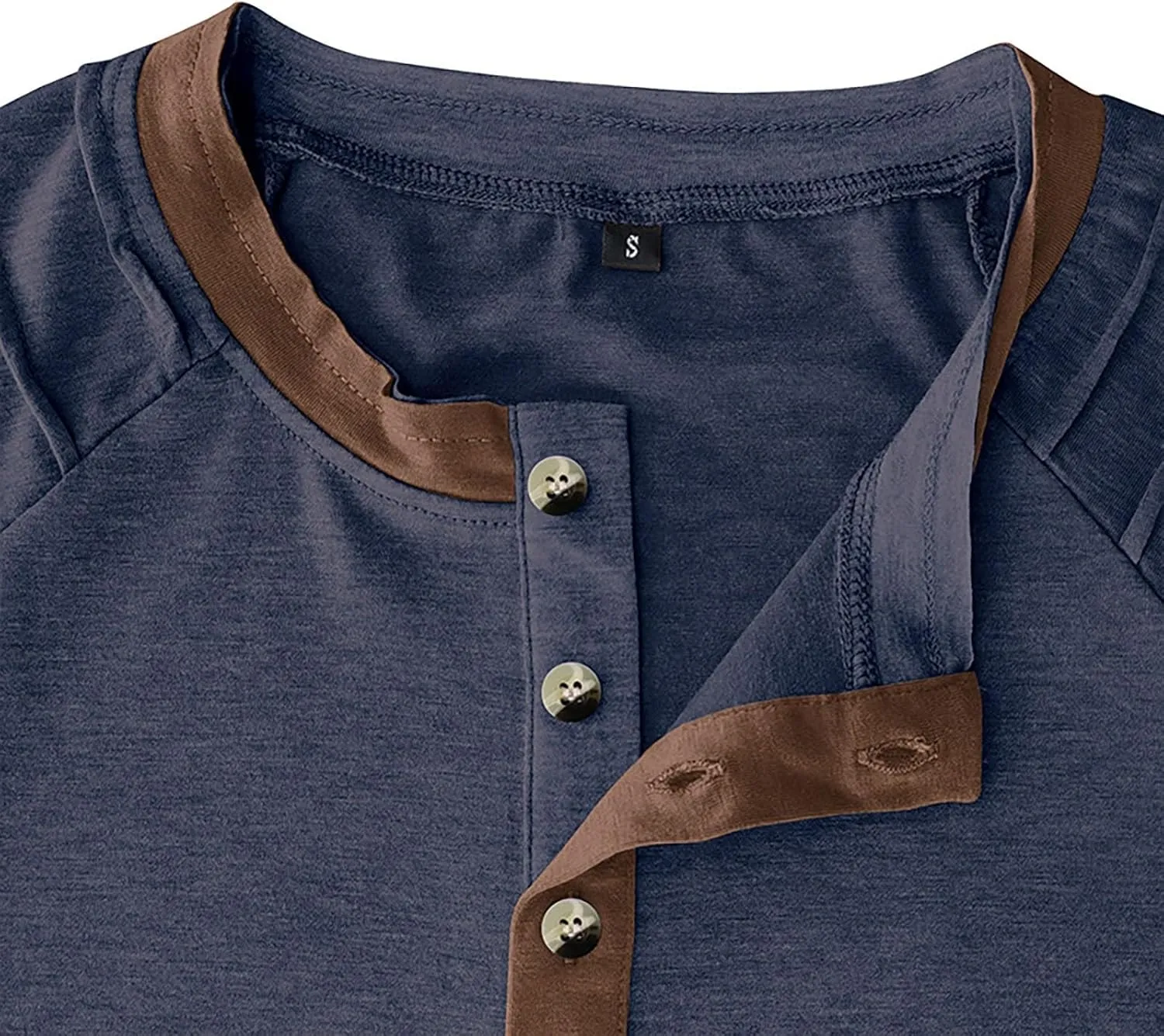 Men's Casual Henley T-Shirt Cotton Short Sleeve Shirt Soft Comfy Lightweight Breathable Summer Tops Everyday Wear